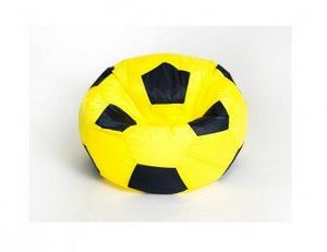 Кресло-мешок Мяч малый желто-черное в Нижнем Тагиле - nizhniy-tagil.ok-mebel.com | фото 1