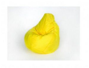 Кресло-мешок Груша малое желтое в Нижнем Тагиле - nizhniy-tagil.ok-mebel.com | фото 1