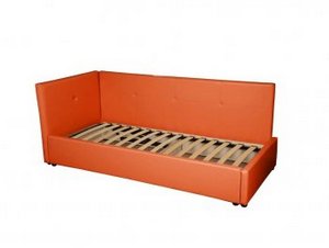 Кровать Марсель 1200 Оранжевый в Нижнем Тагиле - nizhniy-tagil.ok-mebel.com | фото 1