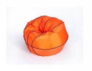 Кресло-мешок Баскетбольный мяч малый оранжево-черное в Нижнем Тагиле - nizhniy-tagil.ok-mebel.com | фото 3