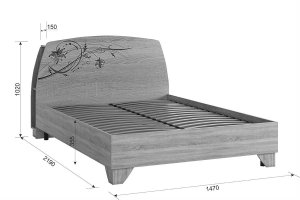 Кровать 1400 Виктория-1 арт. SPV-1.04.1544 в Нижнем Тагиле - nizhniy-tagil.ok-mebel.com | фото 5