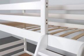 АДЕЛЬ Кровать двухъярусная с наклонной лестницей (белый) в Нижнем Тагиле - nizhniy-tagil.ok-mebel.com | фото 6