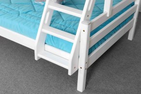 АДЕЛЬ Кровать двухъярусная с наклонной лестницей (белый) в Нижнем Тагиле - nizhniy-tagil.ok-mebel.com | фото 7