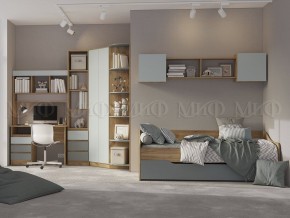 ЧЕЛСИ Color Антресоль (Мята/Дуб крафт) в Нижнем Тагиле - nizhniy-tagil.ok-mebel.com | фото 2