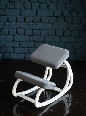Балансирующий коленный стул Конёк Горбунёк (Белый) в Нижнем Тагиле - nizhniy-tagil.ok-mebel.com | фото 3