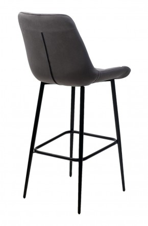 Барный стул ХОФМАН, цвет H-14 Серый, велюр / черный каркас М-City в Нижнем Тагиле - nizhniy-tagil.ok-mebel.com | фото 4