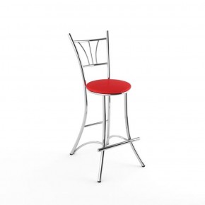 Барный стул Трилогия красный матовый-803м в Нижнем Тагиле - nizhniy-tagil.ok-mebel.com | фото