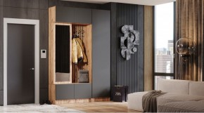 БАВАРИЯ Прихожая (дуб вотан/графит) в Нижнем Тагиле - nizhniy-tagil.ok-mebel.com | фото