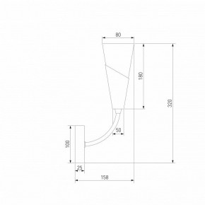 Бра Eurosvet Rhyton 60167/1 никель в Нижнем Тагиле - nizhniy-tagil.ok-mebel.com | фото 6