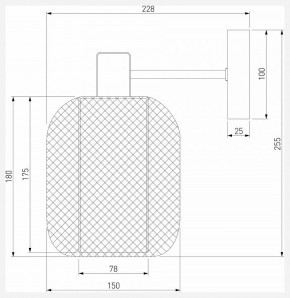 Бра Eurosvet Voile 30192/1 золото в Нижнем Тагиле - nizhniy-tagil.ok-mebel.com | фото 4