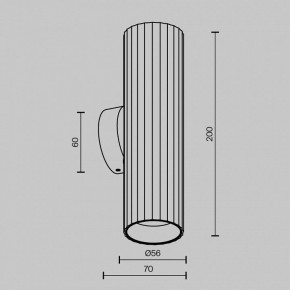 Бра Maytoni Calipso C106WL-02-GU10-B в Нижнем Тагиле - nizhniy-tagil.ok-mebel.com | фото 6