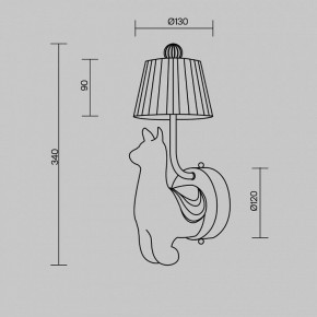 Бра Maytoni Senor Alpaca MOD377WL-L6W3K в Нижнем Тагиле - nizhniy-tagil.ok-mebel.com | фото 9