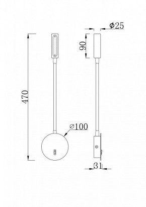 Бра Maytoni Stem C035WL-L3W3K в Нижнем Тагиле - nizhniy-tagil.ok-mebel.com | фото 6