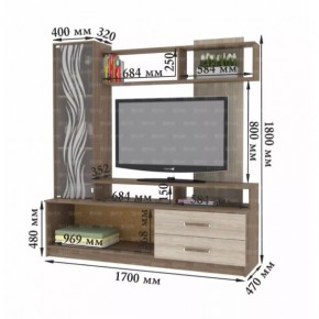 ДАРЬЯ Гостиная (Крафт серый/Крафт белый) в Нижнем Тагиле - nizhniy-tagil.ok-mebel.com | фото 8