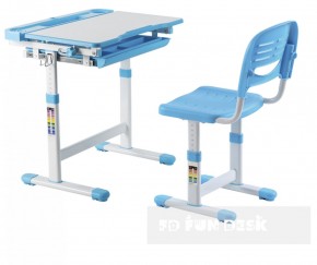 Комплект парта + стул трансформеры Cantare Blue в Нижнем Тагиле - nizhniy-tagil.ok-mebel.com | фото 2