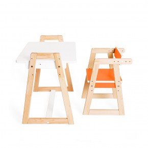 Детская растущая парта и стул Я САМ "Краски" (Оранжевый) в Нижнем Тагиле - nizhniy-tagil.ok-mebel.com | фото 3