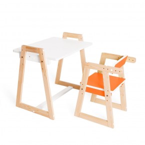 Детская растущая парта и стул Я САМ "Краски" (Оранжевый) в Нижнем Тагиле - nizhniy-tagil.ok-mebel.com | фото 6