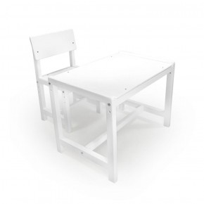 Детский растущий комплект стол и стул Я САМ "Лофт" (Белый, Белый) в Нижнем Тагиле - nizhniy-tagil.ok-mebel.com | фото