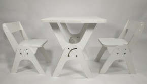 Детский растущий стол-парта и два стула Я САМ "Умка-Дуо" (Белый) в Нижнем Тагиле - nizhniy-tagil.ok-mebel.com | фото