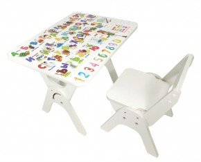 Детский растущий стол-парта и стул Я САМ "Умка" (Алфавит) в Нижнем Тагиле - nizhniy-tagil.ok-mebel.com | фото 2