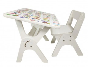 Детский растущий стол-парта и стул Я САМ "Умка" (Алфавит) в Нижнем Тагиле - nizhniy-tagil.ok-mebel.com | фото 3