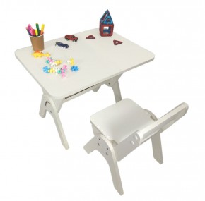Детский растущий стол-парта и стул Я САМ "Умка" (Белый) в Нижнем Тагиле - nizhniy-tagil.ok-mebel.com | фото 3