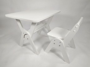 Детский растущий стол-парта и стул Я САМ "Умка" (Белый) в Нижнем Тагиле - nizhniy-tagil.ok-mebel.com | фото 4