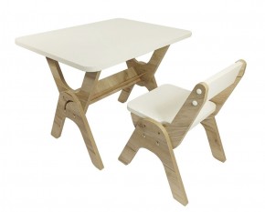 Детский растущий стол-парта и стул Я САМ "Умка" (Дуб/Серый) в Нижнем Тагиле - nizhniy-tagil.ok-mebel.com | фото 2