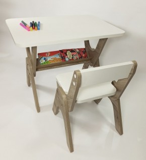 Детский растущий стол-парта и стул Я САМ "Умка" (Дуб/Серый) в Нижнем Тагиле - nizhniy-tagil.ok-mebel.com | фото 8