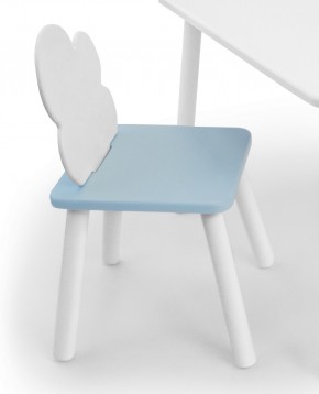 Детский стул Облачко (Белый/Голубой/Белый) в Нижнем Тагиле - nizhniy-tagil.ok-mebel.com | фото