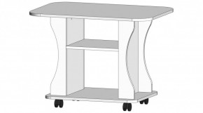 ДИПЛОМАТ Стол журнальный (белый) в Нижнем Тагиле - nizhniy-tagil.ok-mebel.com | фото