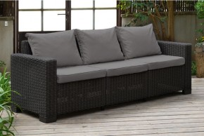 Диван Калифорния 3-х местный (California 3 Sofa), графит в Нижнем Тагиле - nizhniy-tagil.ok-mebel.com | фото