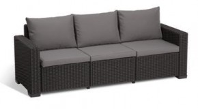 Диван Калифорния 3-х местный (California 3 Sofa), графит в Нижнем Тагиле - nizhniy-tagil.ok-mebel.com | фото 2