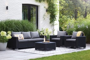 Диван Калифорния 3-х местный (California 3 Sofa), графит в Нижнем Тагиле - nizhniy-tagil.ok-mebel.com | фото 3