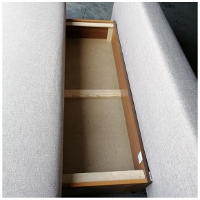 Диван-кровать Комфорт без подлокотников BALTIC COFFE-LATTE (2 подушки) в Нижнем Тагиле - nizhniy-tagil.ok-mebel.com | фото 7