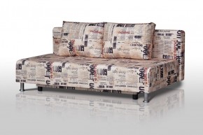 Диван-кровать Комфорт без подлокотников Принт "Gazeta" (2 подушки) в Нижнем Тагиле - nizhniy-tagil.ok-mebel.com | фото
