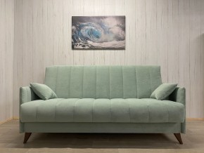 Диван Престиж-3 (НПБ) велюр Sensey mist green в Нижнем Тагиле - nizhniy-tagil.ok-mebel.com | фото