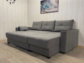 Диван угловой Комфорт-3 (НПБ+МДФ) велюр Galaxy Lite 26 в Нижнем Тагиле - nizhniy-tagil.ok-mebel.com | фото 3