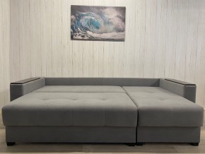 Диван угловой Комфорт-3 (НПБ+МДФ) велюр Galaxy Lite 26 в Нижнем Тагиле - nizhniy-tagil.ok-mebel.com | фото 4