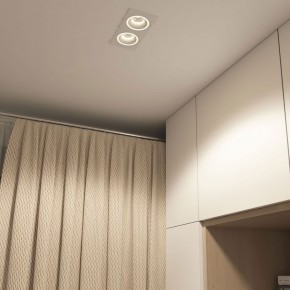 DK2062-WH Встраиваемый светильник, IP 20, до 15 Вт, GU10, LED, белый, алюминий в Нижнем Тагиле - nizhniy-tagil.ok-mebel.com | фото 4