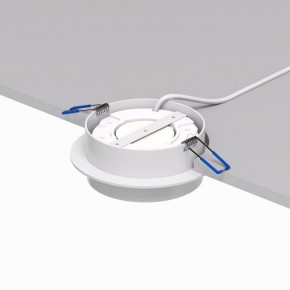 DK2090-WH Встраиваемый светильник FLAT, IP 20, до 15 Вт, GX53, LED, белый, алюминий в Нижнем Тагиле - nizhniy-tagil.ok-mebel.com | фото 3