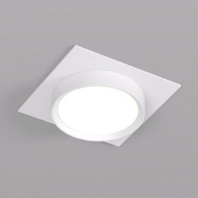 DK2091-WH Встраиваемый светильник FLAT, IP 20, до 15 Вт, GX53, LED, белый, алюминий в Нижнем Тагиле - nizhniy-tagil.ok-mebel.com | фото