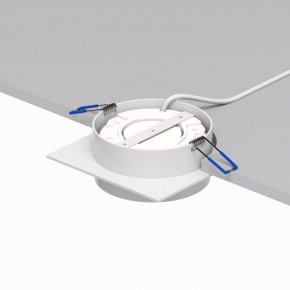 DK2091-WH Встраиваемый светильник FLAT, IP 20, до 15 Вт, GX53, LED, белый, алюминий в Нижнем Тагиле - nizhniy-tagil.ok-mebel.com | фото 4
