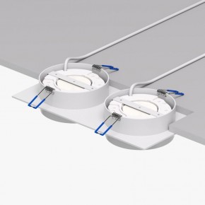 DK2092-WH Встраиваемый светильник FLAT, IP 20, до 15 Вт, GX53, LED, белый, алюминий в Нижнем Тагиле - nizhniy-tagil.ok-mebel.com | фото 4