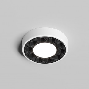 DK2440-WB Встраиваемый светильник DUAL 5+5 Вт, LED 4000K, IP 20, d90mm, белый/черный, алюминий/акрил в Нижнем Тагиле - nizhniy-tagil.ok-mebel.com | фото 2