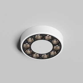 DK2440-WB Встраиваемый светильник DUAL 5+5 Вт, LED 4000K, IP 20, d90mm, белый/черный, алюминий/акрил в Нижнем Тагиле - nizhniy-tagil.ok-mebel.com | фото 3