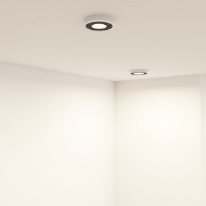 DK2440-WB Встраиваемый светильник DUAL 5+5 Вт, LED 4000K, IP 20, d90mm, белый/черный, алюминий/акрил в Нижнем Тагиле - nizhniy-tagil.ok-mebel.com | фото 6