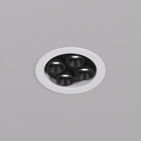DK2510-WB Встраиваемый светильник SPACE со светодиодом d65 220V 8W 38° 4000К IP20 белый/черный алюминий в Нижнем Тагиле - nizhniy-tagil.ok-mebel.com | фото