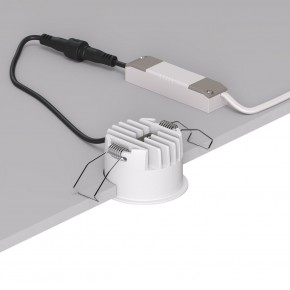 DK2510-WB Встраиваемый светильник SPACE со светодиодом d65 220V 8W 38° 4000К IP20 белый/черный алюминий в Нижнем Тагиле - nizhniy-tagil.ok-mebel.com | фото 3