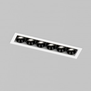 DK2514-WB Встраиваемый светильник SPACE со светодиодом L126mm 220V 10W 38° 4000К IP20 белый/черный алюминий в Нижнем Тагиле - nizhniy-tagil.ok-mebel.com | фото